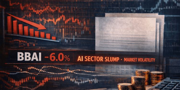 Why is BBAI stock plunging more than 6% today?